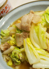 シンプル☆白菜と豚バラの炒め物