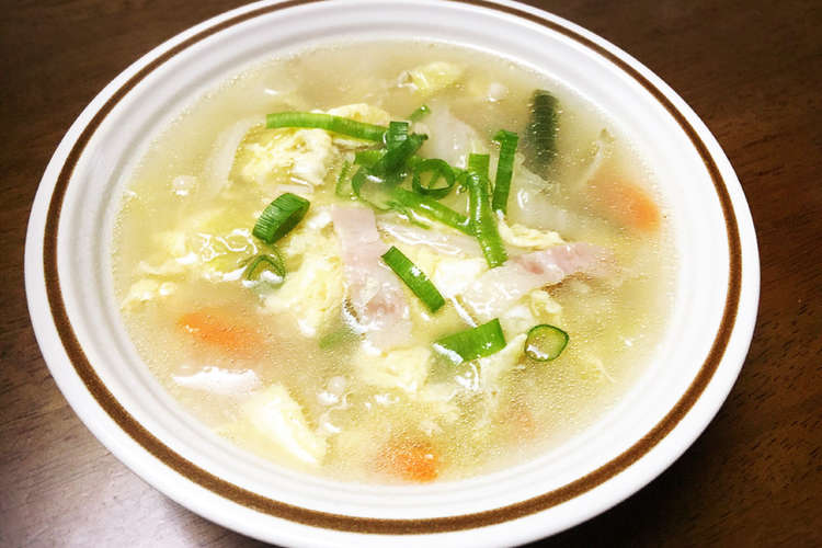 簡単 中華風 野菜スープ レシピ 作り方 By マロまろマロン クックパッド 簡単おいしいみんなのレシピが377万品