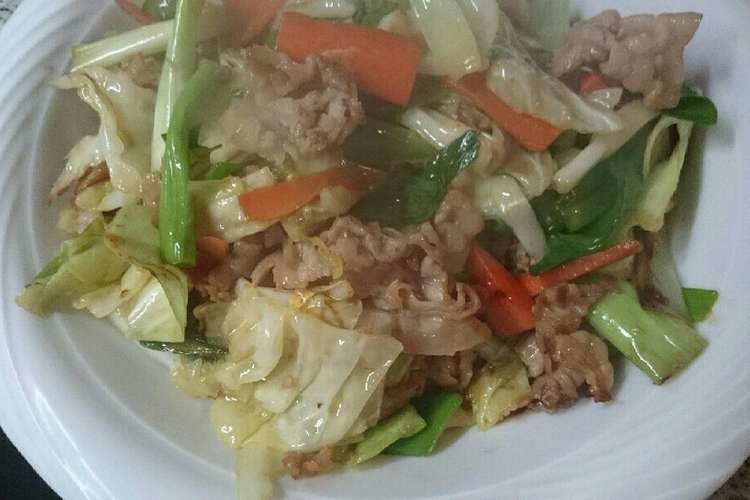 創味シャンタンで美味 野菜炒め レシピ 作り方 By 趣味はダンナ クックパッド 簡単おいしいみんなのレシピが352万品