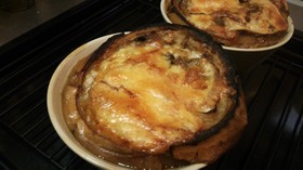 和風オニオングラタンスープ