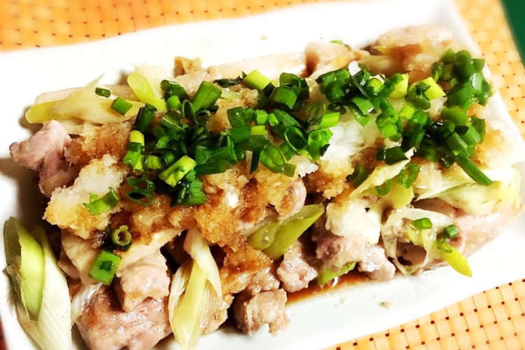簡単 厚切り豚バラのネギおろしポン酢 レシピ 作り方 By どせいさん クックパッド 簡単おいしいみんなのレシピが356万品