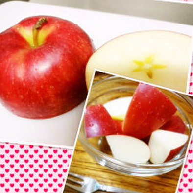 【願わくは医者要らず】朝りんごダイエットの写真