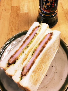 ハムカツサンド