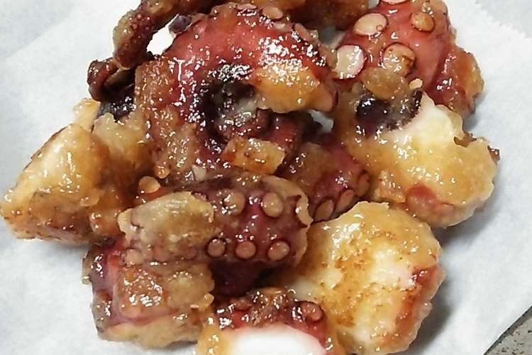 簡単おつまみ バッター液でたこのから揚げ レシピ 作り方 By Wふさふさw クックパッド 簡単おいしいみんなのレシピが355万品