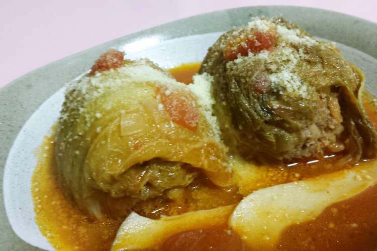 アレンジ料理 ロールキャベツを白菜で レシピ 作り方 By 切干大根のかわさき屋 クックパッド