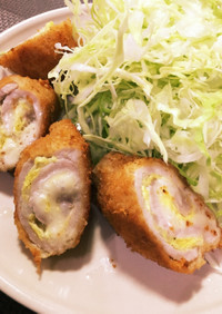 豚肉と白菜 のチーズフライ(⑅˃◡˂⑅)
