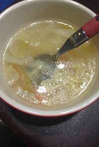 シャンタンで簡単温まるデトックススープ