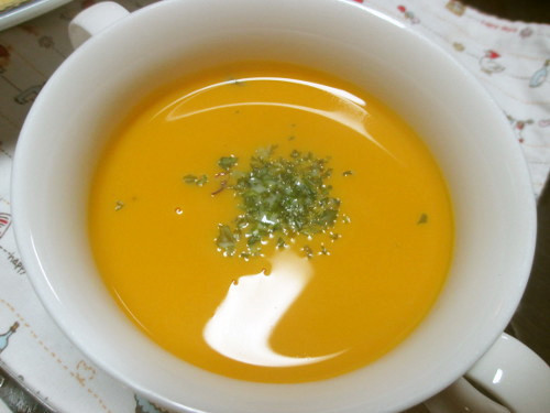濃厚かぼちゃのスープ☆の画像