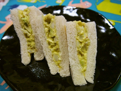 カリフラワーとアボカド☆サンドイッチの写真