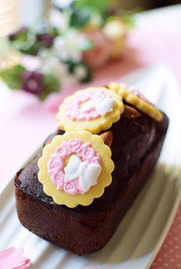 バレンタイン☆ショコラパウンドケーキ