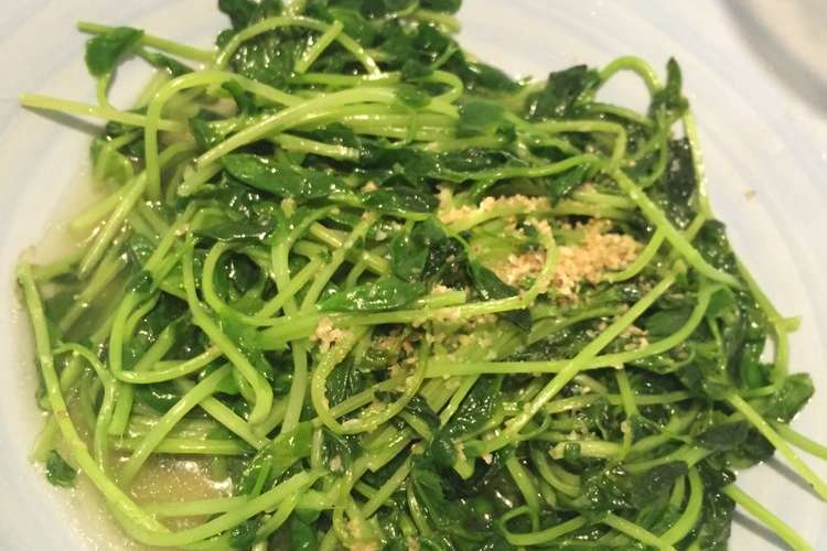 豆苗のニンニク炒め レシピ 作り方 By ゆきしさ ん クックパッド 簡単おいしいみんなのレシピが355万品