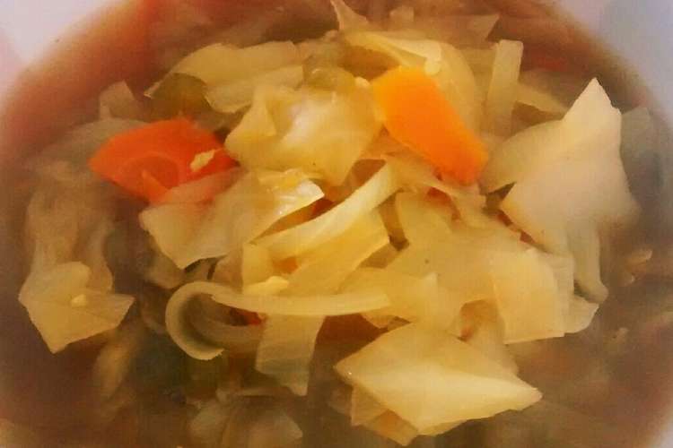 ダイエット脂肪燃焼スープ カレー風味 レシピ 作り方 By ショクジスキー クックパッド