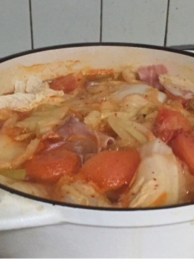トマトキムチ鍋の画像