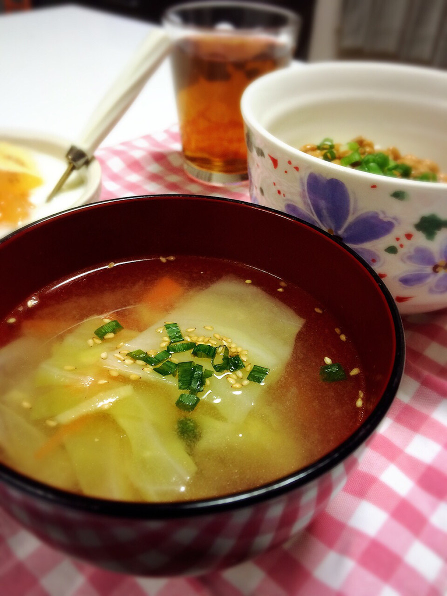 創味シャンタンDXと塩麹の生姜スープの画像