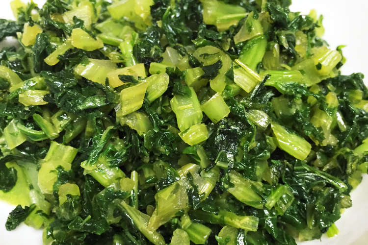 ご飯食べ過ぎちゃう 大根の葉炒め レシピ 作り方 By じゅねち クックパッド 簡単おいしいみんなのレシピが355万品