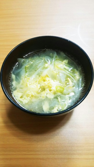 生姜とたっぷりネギのスープの写真