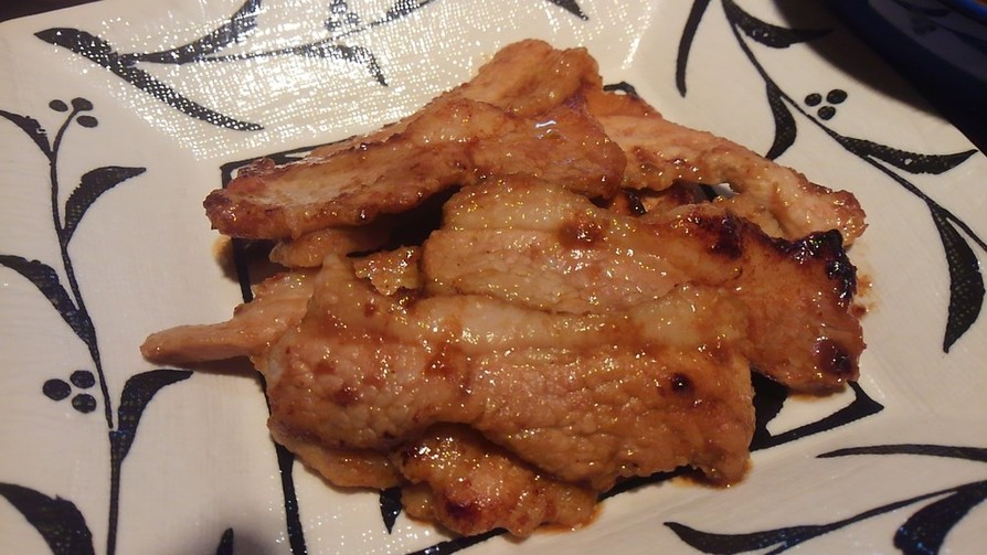 豚肉の柚子胡椒味噌ダレ焼きの画像