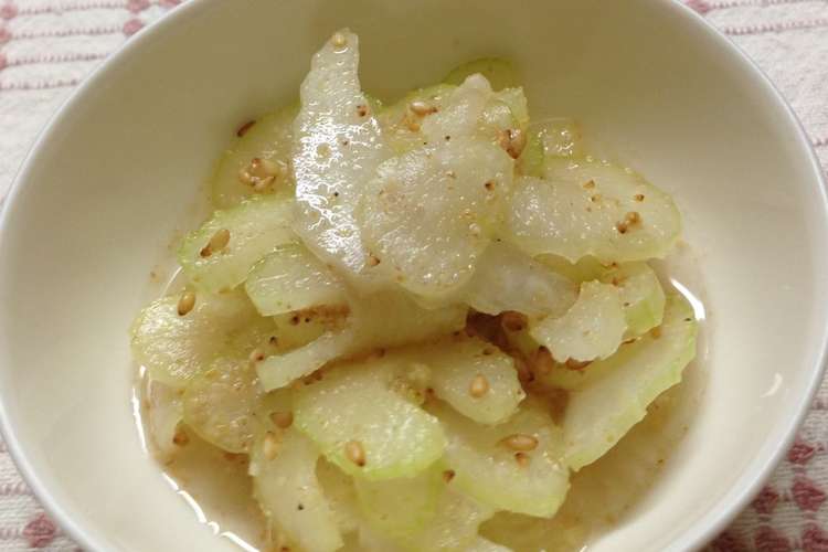 簡単 らっきょう酢でセロリのごま酢あえ レシピ 作り方 By ゆすひと クックパッド 簡単おいしいみんなのレシピが355万品