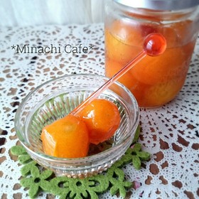 金柑のはちみつ生姜煮