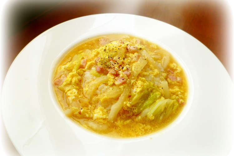 白菜のとろとろ中華あんかけ丼 レシピ 作り方 By きまらむたき クックパッド 簡単おいしいみんなのレシピが352万品