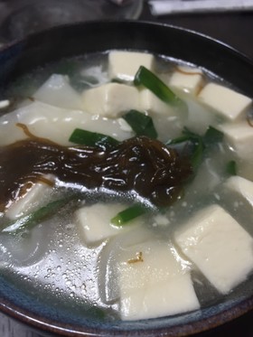 創味シャンタンDXであったかスープ