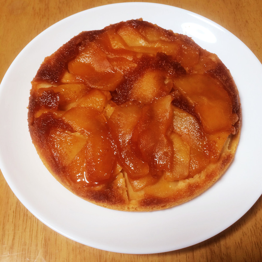 米粉のタルトタタン風りんごのケーキの画像