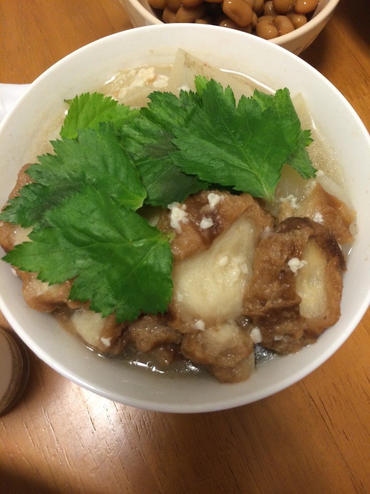 仙台麩と大根の塩麹煮の画像