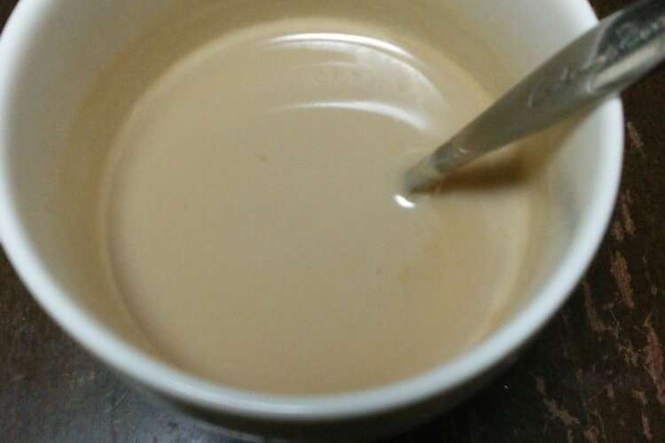 ミルクコーヒーくず湯 レシピ 作り方 By 黄太郎 クックパッド 簡単おいしいみんなのレシピが367万品