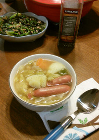 冬の食べるスープ