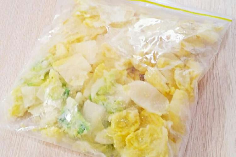 いつでも使える 白菜の冷凍保存 レシピ 作り方 By にーっしまみ クックパッド 簡単おいしいみんなのレシピが355万品