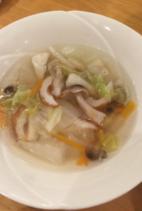 野菜たっぷり中華スープ☆