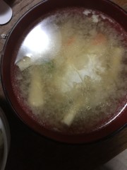カニの味噌汁の写真