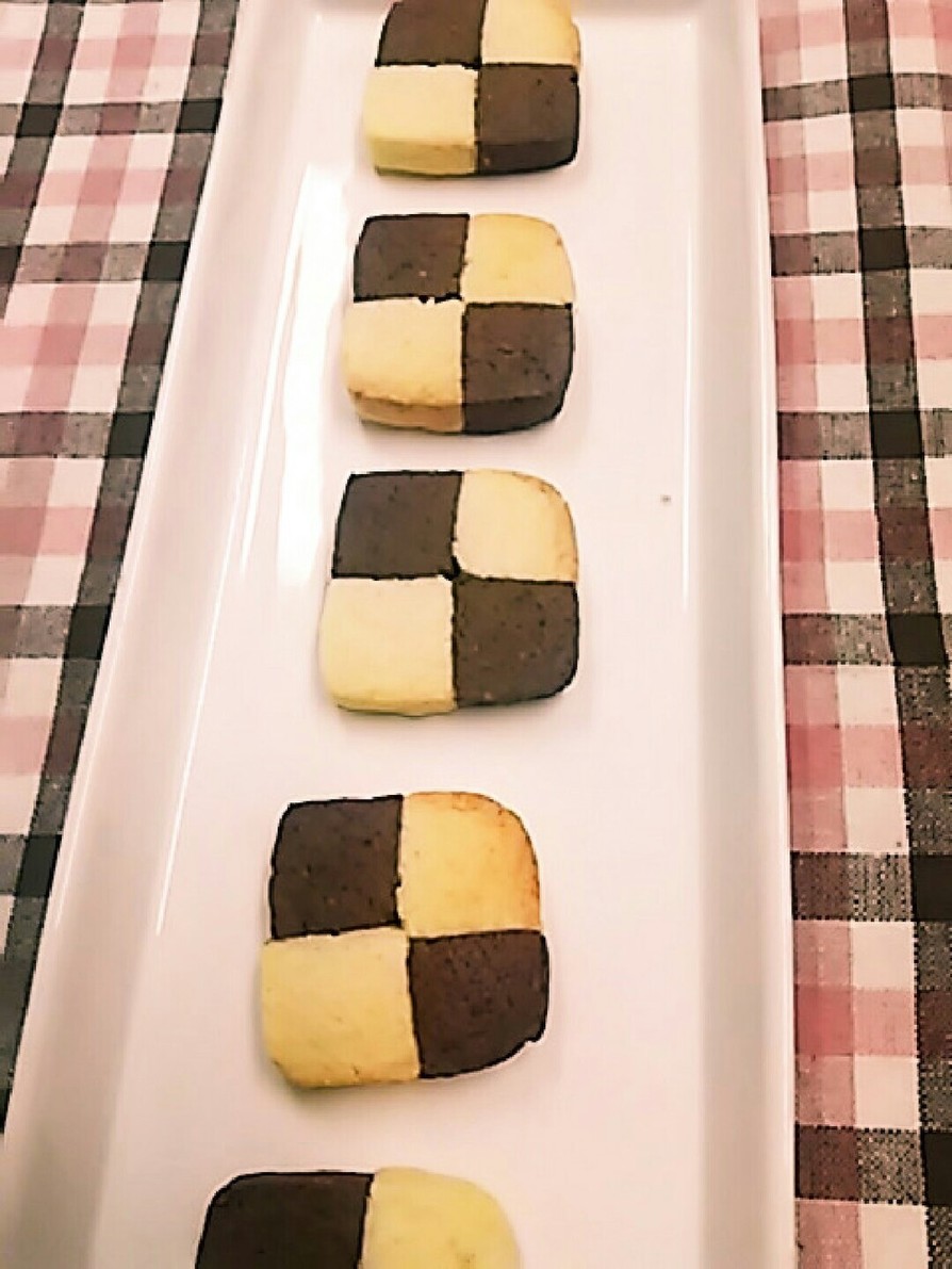 簡単♪２色のアイスボックスクッキーの画像