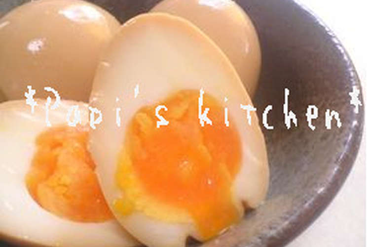 しょうゆラーメンのタレで半熟味玉 レシピ 作り方 By Papikun クックパッド