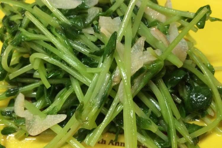 ヘルシー 台湾の味 豆苗のシャンタン炒め レシピ 作り方 By ぎゃるしず クックパッド 簡単おいしいみんなのレシピが356万品