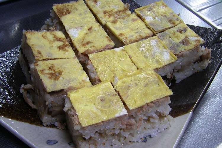 子供に喜ばれます シーチキンの押し寿司 レシピ 作り方 By Hodakaya クックパッド 簡単おいしいみんなのレシピが352万品