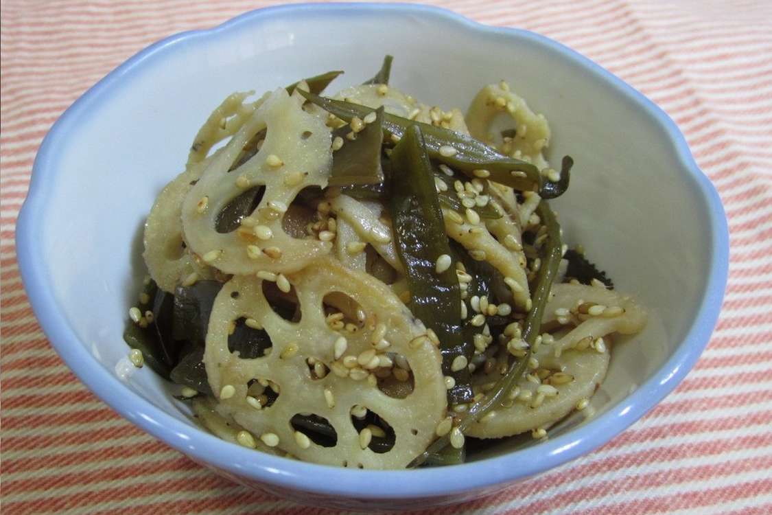 蓮根と茎わかめのきんぴら レシピ 作り方 By 宇城市 クックパッド 簡単おいしいみんなのレシピが379万品