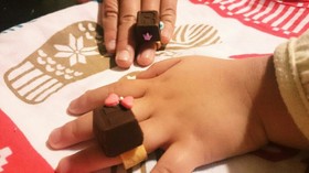 アルファベット★チョコリング。