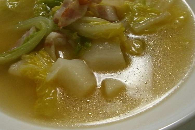 白菜とじゃがいものスープ レシピ 作り方 By 毎日しょっぱい亭 クックパッド 簡単おいしいみんなのレシピが350万品