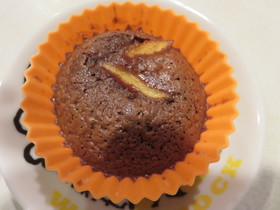 柿チョコクリームチーズカップケーキ
