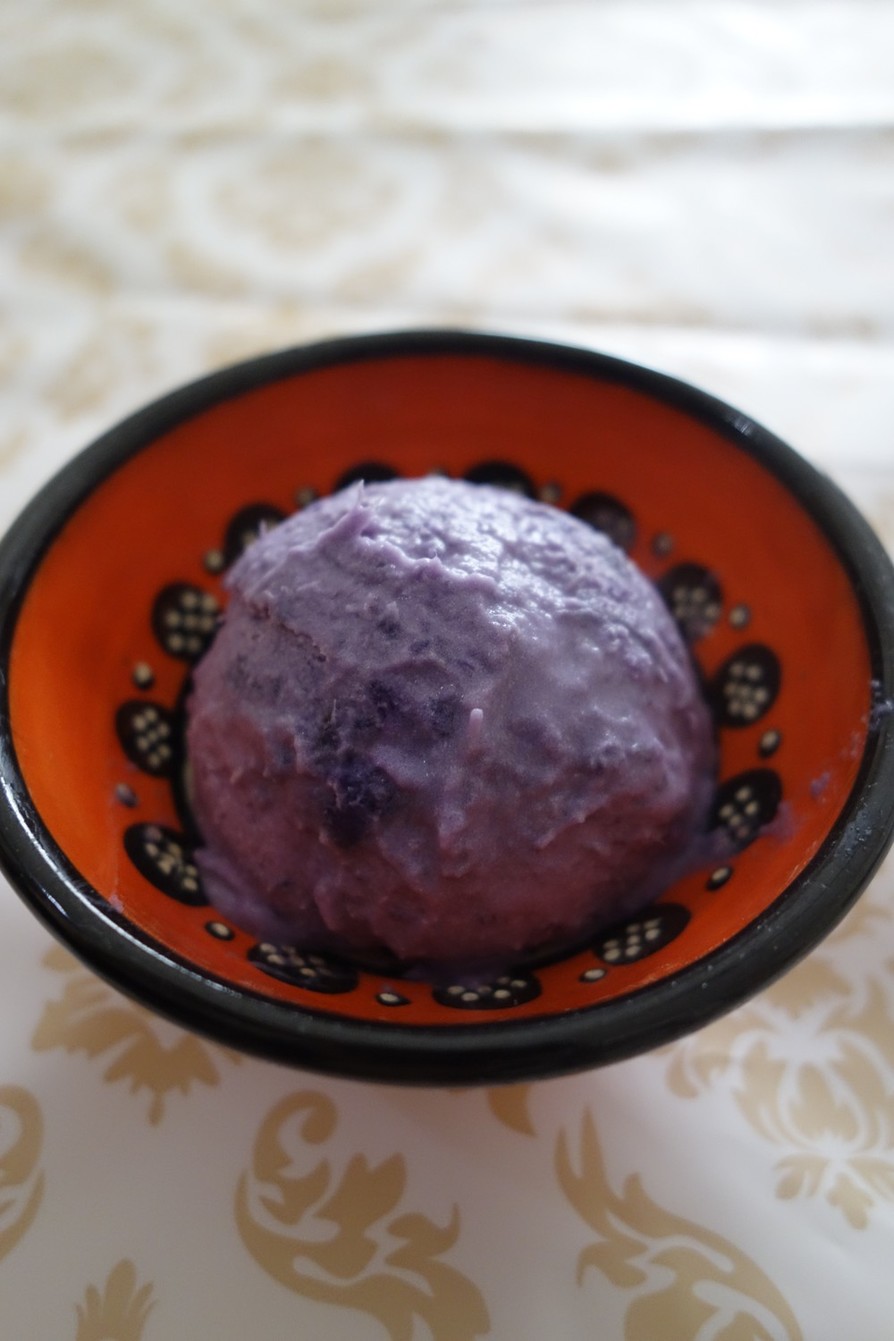 さつま芋の自家製アイスの画像
