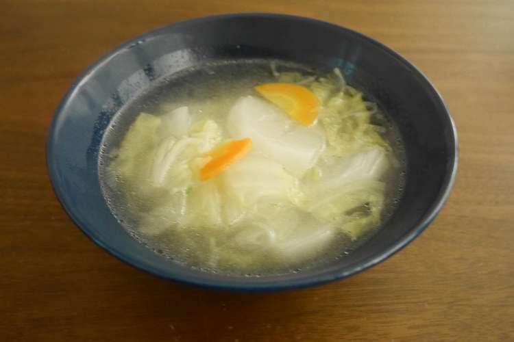 忙しい朝のほっこりシャンタンスープ レシピ 作り方 By さとさんち クックパッド