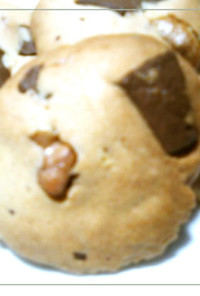 チョコとクルミのクッキー