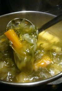 圧力鍋でゴロゴロ野菜スープ