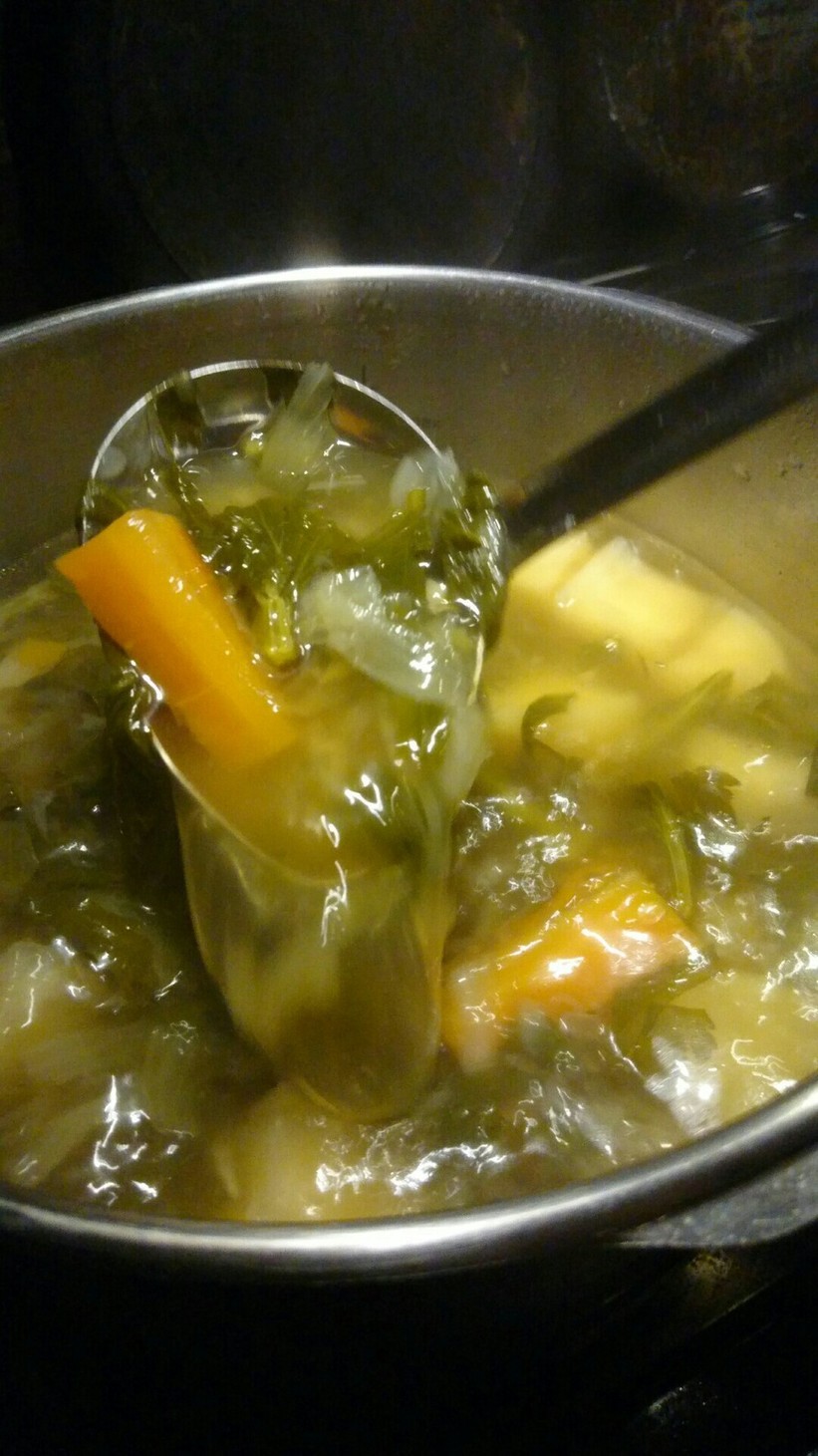 圧力鍋でゴロゴロ野菜スープの画像