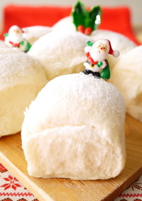 ホワイトクリスマス☆白いミルクちぎりパン