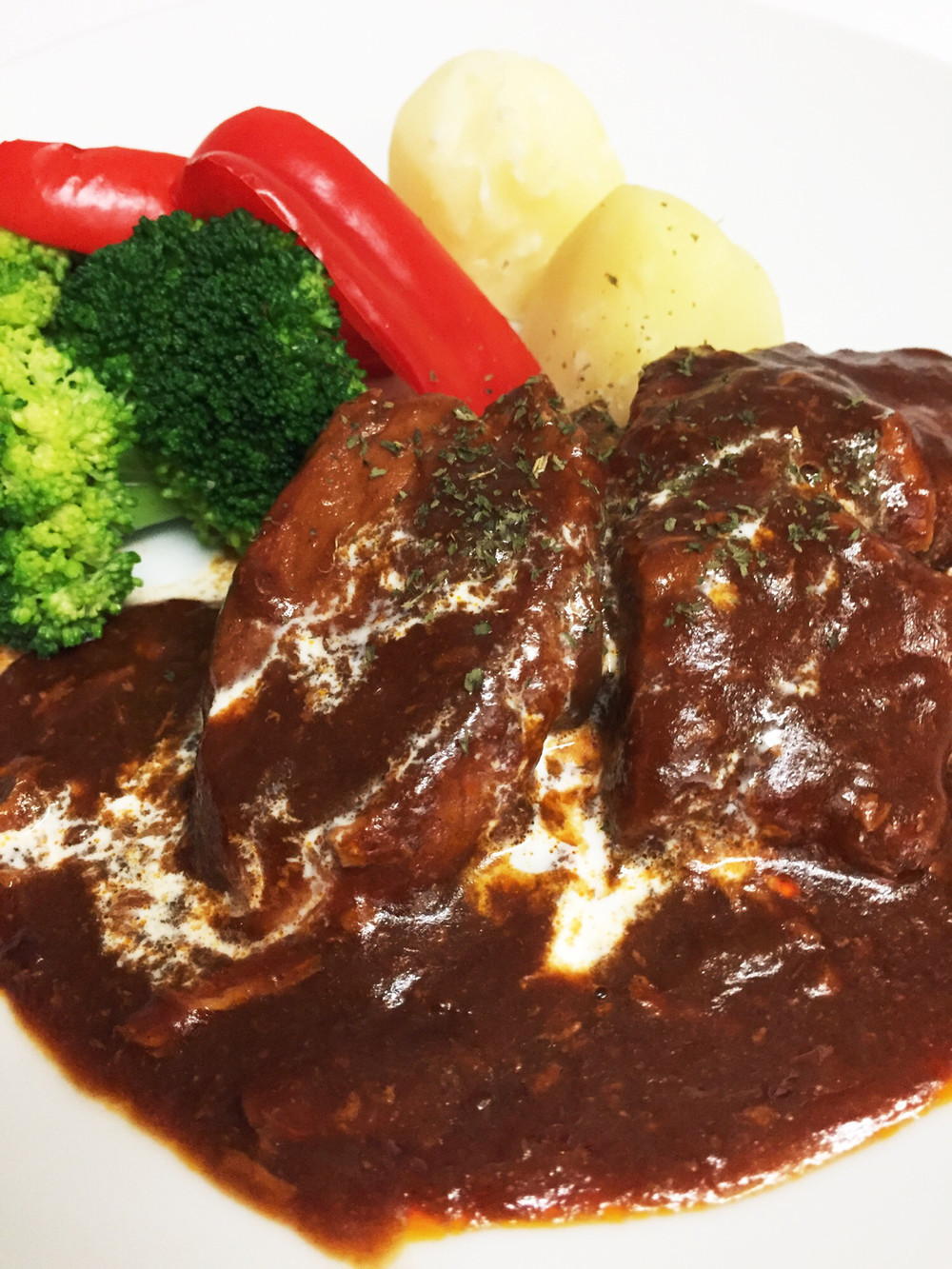 簡単 豚ヒレ肉のデミグラスソース煮込み レシピ 作り方 By Non クックパッド 簡単おいしいみんなのレシピが374万品