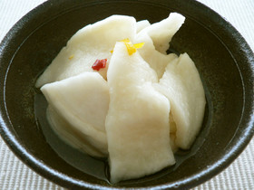 聖護院大根の京風漬物(精進料理)