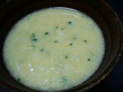 コーンスープの素で☆簡単中華卵スープの写真
