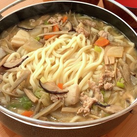 我が家の定番!豚汁うどん